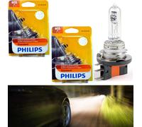 Philips Standard H15 55/15W Two Bulb Headlight High Beam DRL Replacement Halogen