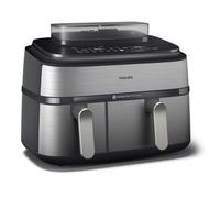Philips NA555/00 3000 Series Dual Basket Airfryer with Steam, 9 L, 2750 W