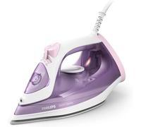 Philips Steam Iron 3000 Series DST3010/30 - 2,000 W, Constant Steam Output of 30 g/min, 140 g Steam Shock, Ceramic Ironing Sole, Vertical Steam, Purple/White