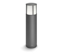 Philips Outdoor Integrated LED Pillar Light Stock Anthracite Grey 6W 40cm Height