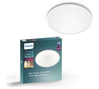 Philips Super Slim LED Flush to Ceiling Light - White