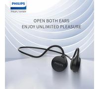 Philips TAA1609 Bone Conduction Bluetooth Headphones Waterproof IP66 Sports Outdoor Wireless Earphone HiFi Stereo HD Mic Headset White