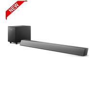 Philips TAB5308/10 Soundbar 2.1 with Wireless Subwoofer 140W Compact Dark Grey