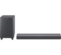 Philips TAB6100/10 2.1 Soundbar with Wireless Subwoofer - Grey, Grey