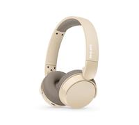 Philips TAH3209BG Lightweight On Ear Wireless Bluetooth Headphones with Passive Noise Isolation - 25 Hours Play Time, Natural Sound, Clear Calls, Dynamic Bass, 2 Hours USB-C Charging - Beige