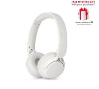 Philips TAH4000 On-Ear Wireless Bluetooth 6.0 Headphones - Free Gift RRP £5! - White