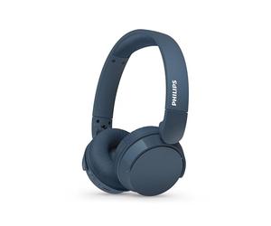 PHILIPS TAH4209BL/00 Lightweight Wireless Bluetooth On-Ear Headphones - Up to 55h Playtime, Blue