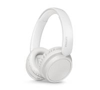 Philips TAH5219WT/00 Lightweight On Ear Wireless Bluetooth Headphones with Passive Noise Isolation - 65 Hours Play Time, Natural Sound, Clear Calls, Dynamic Bass, 2 Hours USB-C Charging- White