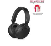 Philips TAH6000 Wireless Over-Ear Headphones with Adaptive ANC - Free Gift RRP £10! - Black