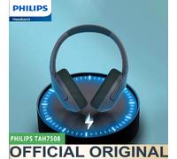 Philips TAH7508 Bluetooth Headphones Active Noise Canceling Stereo Wireless Headphones Online Learning Entertainment Earphone White