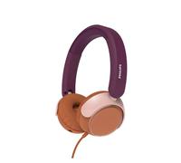 Philips TAK2000MP 2000 Series On Ear Wired Kids Foldable Headphones - Volume Limited, Audio Sharing, 3.5mm and USB-C Cable included - Magenta Purple