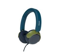 Philips TAK2000CT 2000 Series On Ear Wired Kids Foldable Headphones - Volume Limited, Audio Sharing, 3.5mm and USB-C Cable included - Crystal Teal
