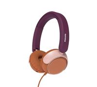 Philips TAK2000MP 2000 Series On Ear Wired Kids Foldable Headphones - Volume Limited, Audio Sharing, 3.5mm and USB-C Cable included - Magenta Purple