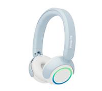 Philips TAK4200BL 4200 Series On Ear Wireless Kids Foldable Headphones Volume Limited, Audio Sharing, 3.5mm and USB-C Cable included - Blue