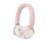 Philips TAK4200PK 4200 Series On Ear Wireless Kids Foldable Headphones Volume Limited, Audio Sharing, 3.5mm and USB-C Cable included - Pink