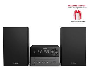 Philips TAM3505-12 BT Micro Hi-Fi System DAB+ Radio, CD Player, USB Charging - Free Gift RRP £10!
