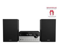 Philips TAM4205M2 BT Micro 60W Hi-Fi Music System, CD/MP3, USB Port - Free Gift RRP £15!