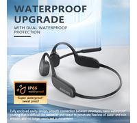 Philips TAN5609 Bone Conduction Wireless Bluetooth Headphone Call Noise Reduction Earphone Waterproof IP66 Outdoor Sport Headset Black