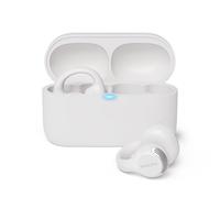 Philips TAQ2000WT Ear Cuff Style True Wireless Open Ear Multipoint Bluetooth Earbuds - 28 Hours Playtime, Pocket-sized charging case, Clear calls, Ideal for commuting and exercise - White