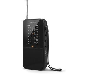 Philips TAR1509 Ultra compact Pocket FM/AM radio Built in speaker Headphone jack
