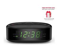 Philips Clock R3205/12: Dual Alarm, Sleep Timer, FM Digital Radio, Compact Design, Battery Safety - 2020/2021 Model