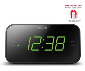 Philips TAR3306 Wake-Up Alarm Clock FM Radio - Free Gift RRP £10!