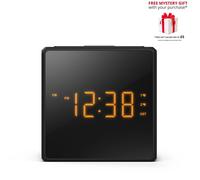 Philips TAR4500 Dual Alarm FM Clock Radio USB-C Charging Port - Free Gift RRP £5!