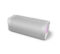 Philips TAS2000WT Bluetooth Wireless Speaker with LED Lightshow, 20 W Bass+, Auracast, 20 Hrs Play Time, IPX5 Splash-Proof, USB Playback, Mic, App Control - White