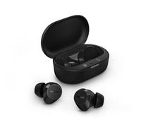 Philips TAT1209 True Wireless Earphones with Portable Charging Case - Free Gift RRP £10! - Black