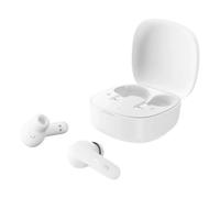 PHILIPS TAT2200WT True Wireless Earbuds with Active Noise Cancelling, 36h Play Time, SecureFit Tips, 4-Mic Clear Calls, Bluetooth 6.0, IPX4, Compact Case, White