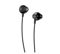 Philips In-Ear Headphones UE100BK/00 with Improved Bass Performance (14.2-mm Neodymium Driver, Ergonomic Design, 1-m Cable), Black