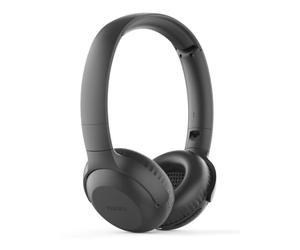 PHILIPS Tauh202Bk Audio On Ear Headphones, Bluetooth On Ears, Wireless, 15 Hour Battery, Soft Ear Pads, Microphone, Black, 32 Ohm