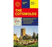 Philip's The Cotswolds Leisure and Tourist Map: Featuring places of tourist and historic interest (Philip's Red Books)