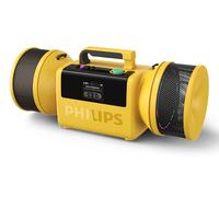 PHILIPS The Tube Wireless Speaker TAMS80Y - 280W max, Bluetooth 6.0, IP67 waterproof, 24h battery, stereo sound, Auracast, USB-C, LED lights, Yellow