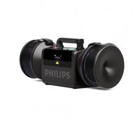 PHILIPS The Tube Wireless Speaker TAMS80B - 280W max, Bluetooth 6.0, IP67 waterproof, 24h battery, stereo sound, Auracast, USB-C, LED lights, Black