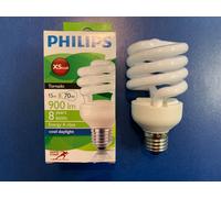 PHILIPS Tornado 15W = 70W E27 Energy Saving Lamp Cool Daylight Rapid Start [EEK: G]