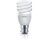 Philips Tornado Compact Fluorescent Spiral Light Bulb (B22 Bayonet Cap), 15 W - Warm White