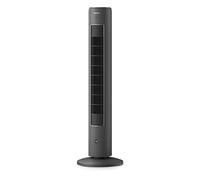 Philips tower fan 5000 Series with Rotating Function, 105 cm, Remote Control, Timer, 3 Speeds, 3 Levels, 40 W, Powerful and Quiet Airflow, Aromatherapy Suitable Dark Grey (CX5535/11)