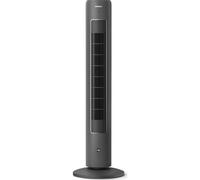 Philips tower fan 5000 Series with Rotating Function, 105 cm, Remote Control, Timer, 3 Speeds, 3 Levels, 40 W, Powerful and Quiet Airflow, Aromatherapy Suitable Dark Grey (CX5535/11)