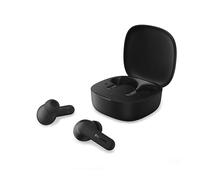 Philips True Wireless Earbuds TAT2100BK Bluetooth 6.0, 36-Hour Playtime, 4-Mic Clear Calls, IPX4 Splash Resistant, Pocket-Sized Charging Case, Black