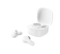 Philips True Wireless Earbuds TAT2100WT Bluetooth 6.0, 36-Hour Playtime, 4-Mic Clear Calls, IPX4 Splash Resistant, Pocket-Sized Charging Case, White