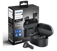 PHILIPS True Wireless Earbuds, TWS Bluetooth 5.3 Headphones, 13mm Drivers, AI Mic for Clear Calls, IPX4 Waterproof, 15 Hours Playtime, Compatible w/iPhone Android & Bluetooth Devices, TAT1138