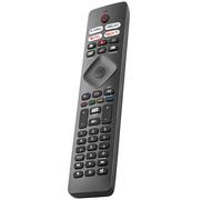 Philips TV Remote Control Replacement with Ambilight, Netf-lix, YouTu-be & Pri-me Video Buttons - Universal Smart TV Controller for Philips 4K UHD LED and OLED TVs