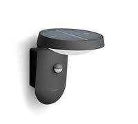 Philips Tyla Ultra Efficient Solar Wall Light [1 x 9W Warm White] Anthracite Grey for Outdoor Lighting, Garden, Drive, Patio