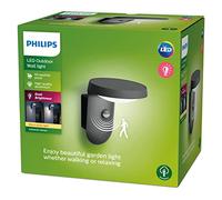 Philips Tyla Ultra Efficient Wall Light 1x9W Warm White Anthracite