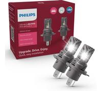 Philips Ultinon Access LED car headlight bulb (H4), ultra-compact direct-fit, 80%, 6.000K, set of 2