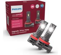 Philips Ultinon Access LED car headlight bulb (Fog H8/H9/H16), ultra-compact direct-fit, 80%, 6.000K, set of 2