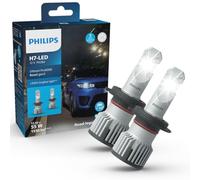 Philips Ultinon Pro6000 Boost H7-LED, 12V PX26d, Automotive LED Bulbs, 1550 lm, +450% Brighter Light, 5 Year Warranty