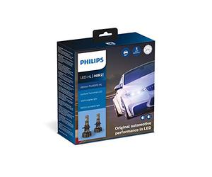 Philips Ultinon Pro9000 LED Car Headlight Bulb (HIR2), set of 2
