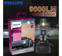 Philips Ultinon Rally 3551 LED H4 H7 H11 HB3/4 H18 H19 HIR2 Car Headlight 6500K White Max Power 100W Max Lumen 9000lm LED Bulb